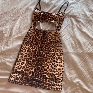 Cheetah Print Dress